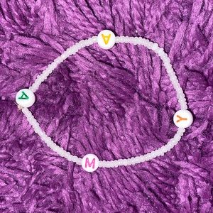 Custom name bracelet